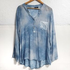 UNE Tie Dye Longsleeve Blouse